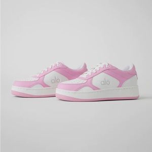 Stunning Authentic ALO x 01 Classic Pink White Sneakers